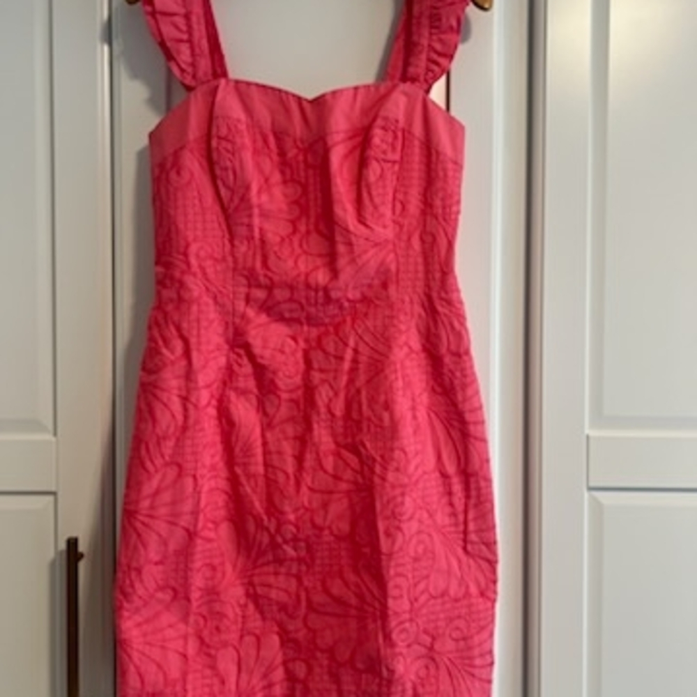 Elegant Pink Floral Dress